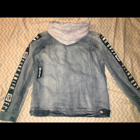 *NWT* ECKO JEAN HOODED JACKET - Picture 2 of 4